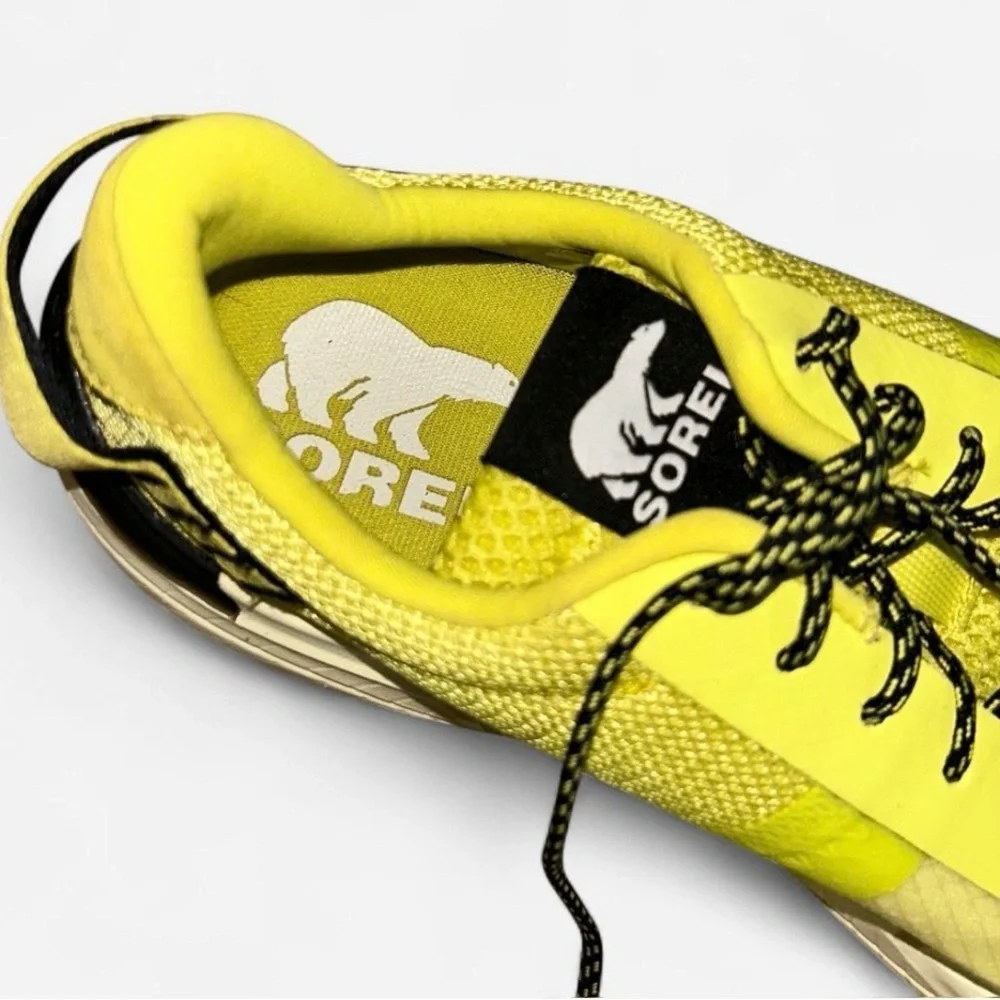 Sorel Women's Sneakers in Vibrant Yellow and Black